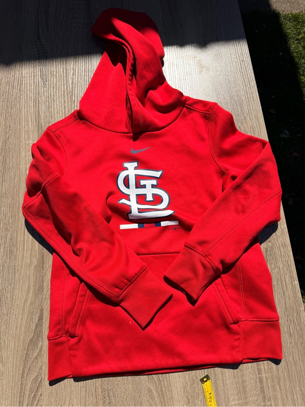 Nike St Louis Cardinals Red Hoodie with White and Navy Logo